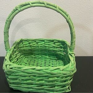 Green Woven Basket